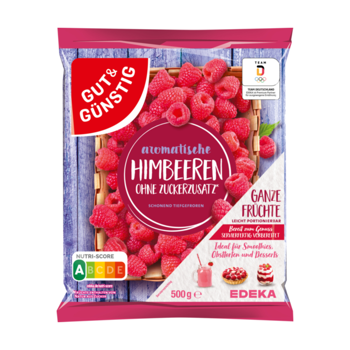 GUT&GÜNSTIG Himbeeren 500g