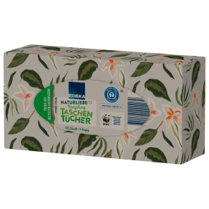 EDEKA Recycling Taschentücher Box 4lagig 100ST