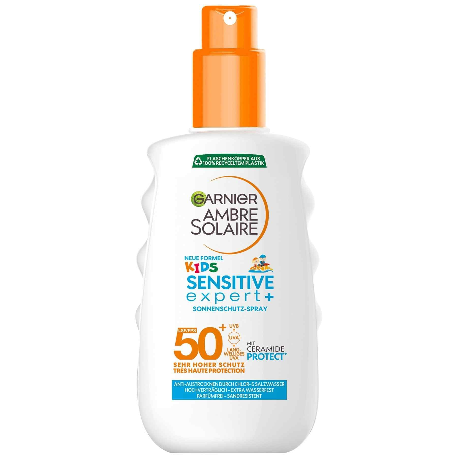 Garnier Ambre Solaire Sensitive Kids Sonnenspray LSF50+ 150ml