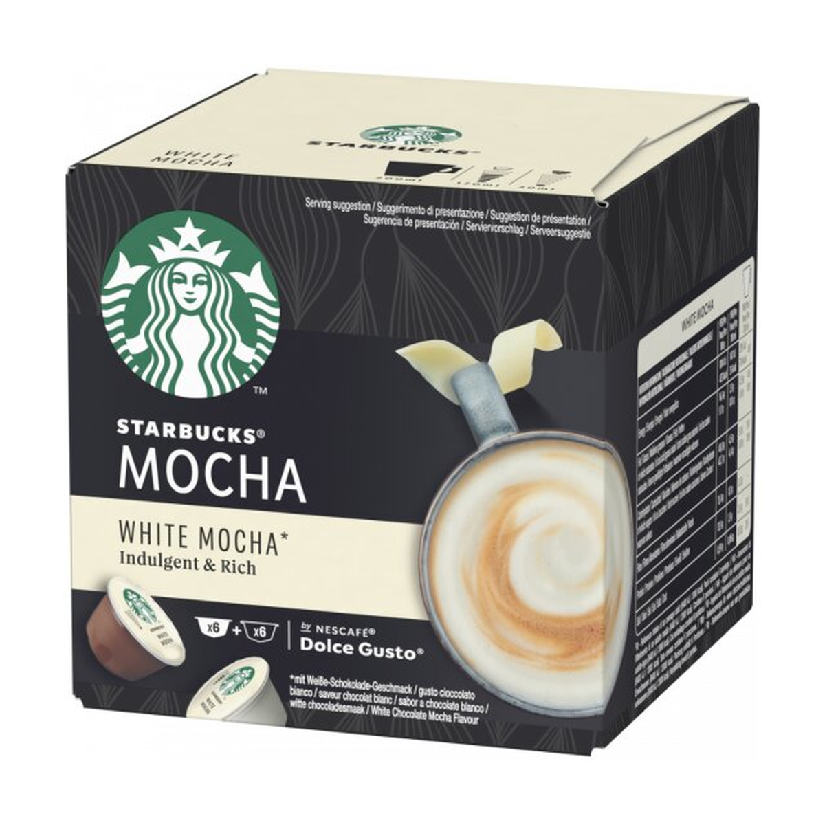 Starbucks White Mocha by Nescafe Dolce Gusto 6+6ST 123g