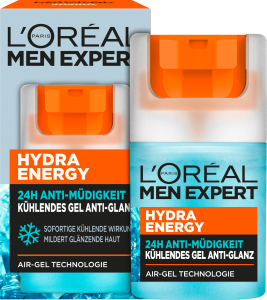 Loreal Men Hydra Energy kühlendes Feuchtigkeitsgel Gesicht 50ml