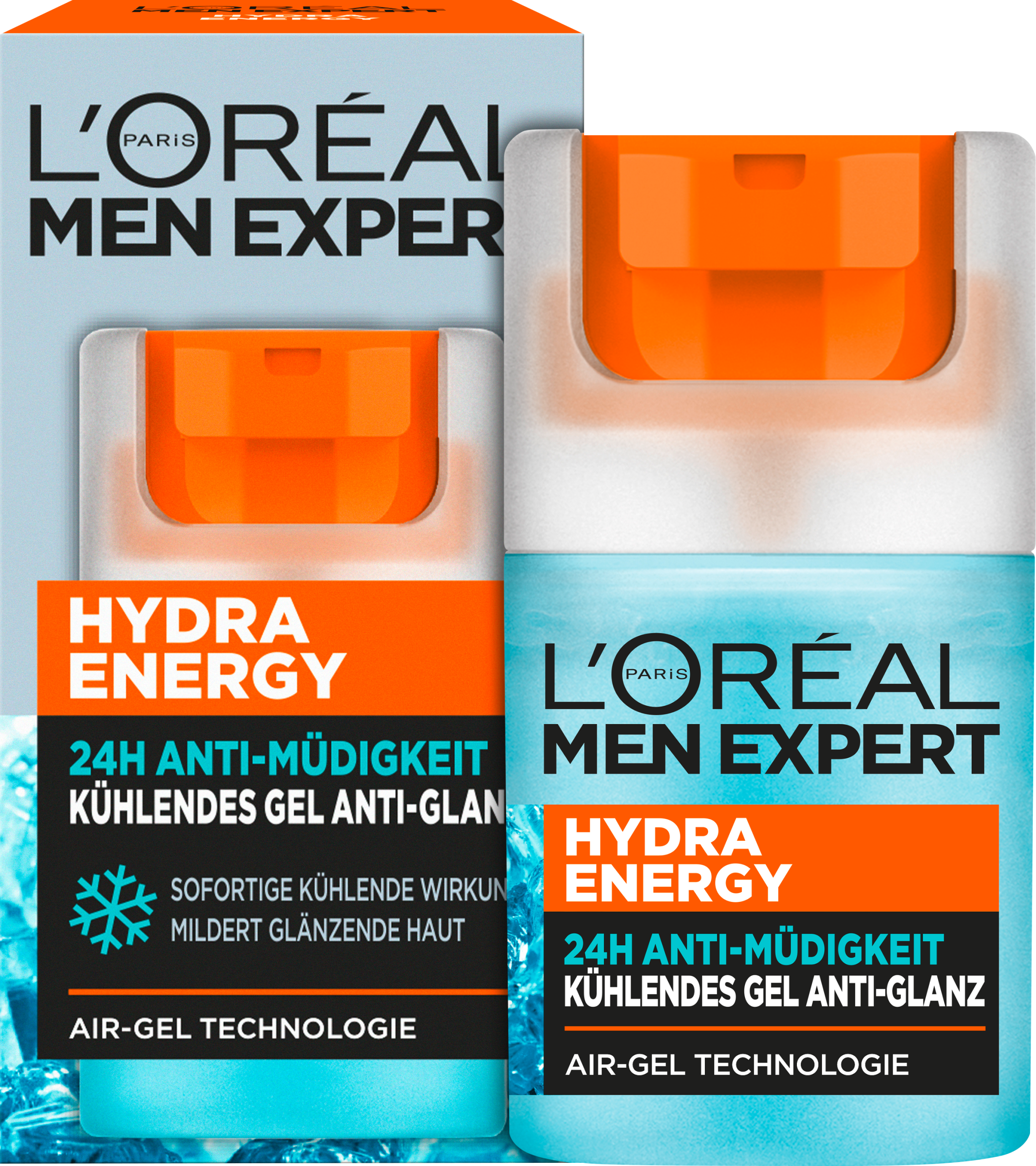 Loreal Men Hydra Energy kühlendes Feuchtigkeitsgel Gesicht 50ml