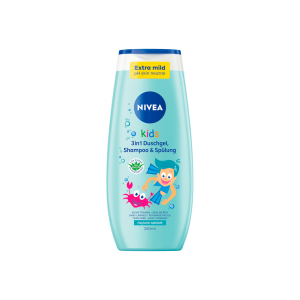 Nivea Kids 3in1 Duschgel, Shampoo&Spülung Magischer Apfelduft 250ml