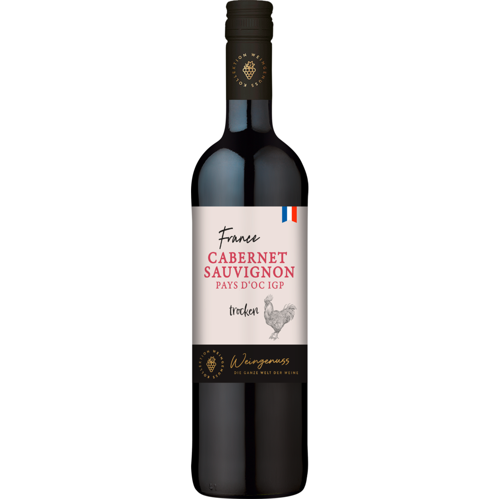 Wein-Genuss Cabernet Sauvignon Pays d'Oc IGP trocken 0,75l