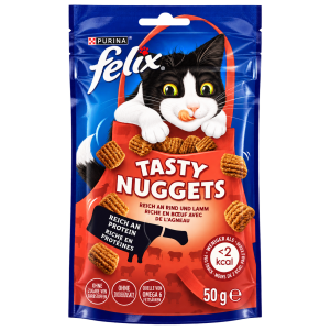 Felix Tasty Nuggets Rind&Lamm 50g