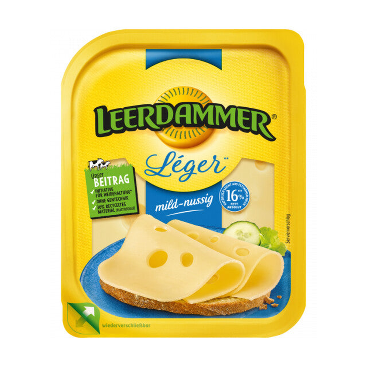 Leerdammer Leger Scheiben 30% 140g