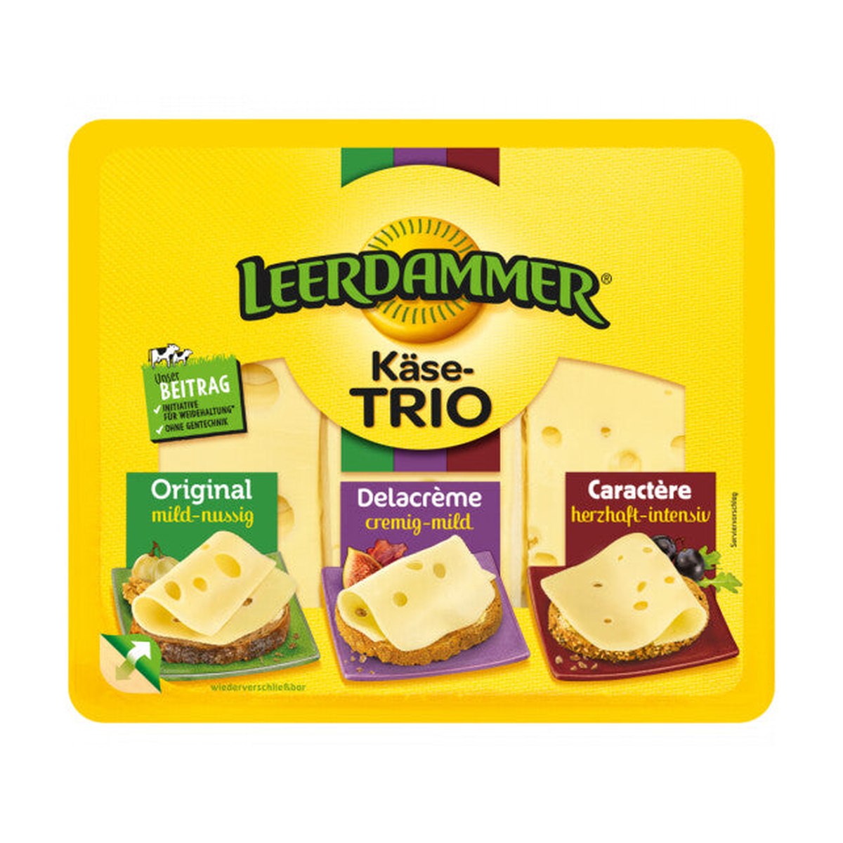 Leerdammer Trio 3x2 Scheiben 125g