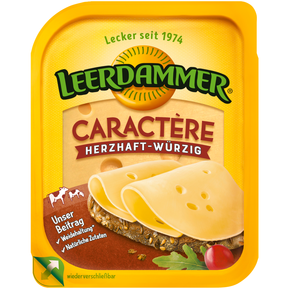 Leerdammer Caractere Scheiben 48% 125g