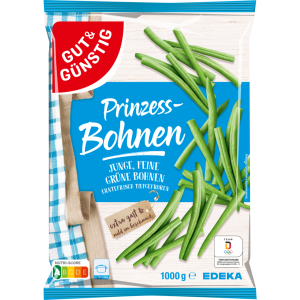 GUT&GÜNSTIG Prinzessbohnen 1000g