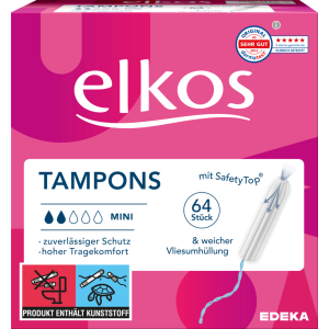 EDEKA elkos woman Tampon Mini 64ST