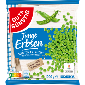 GUT&GÜNSTIG Молодой горох 1000g