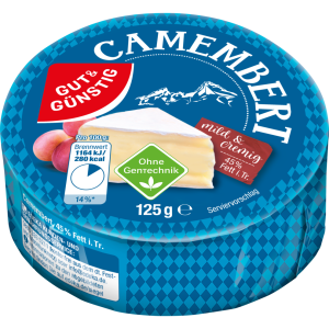 GUT&GÜNSTIG Camembert 45% 125g VLOG