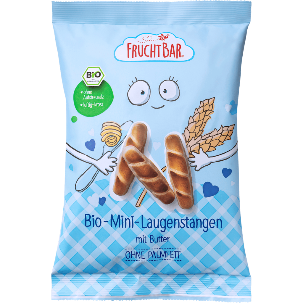 Bio Fruchtbar Mini-Laugenstangen mit Butter 90g