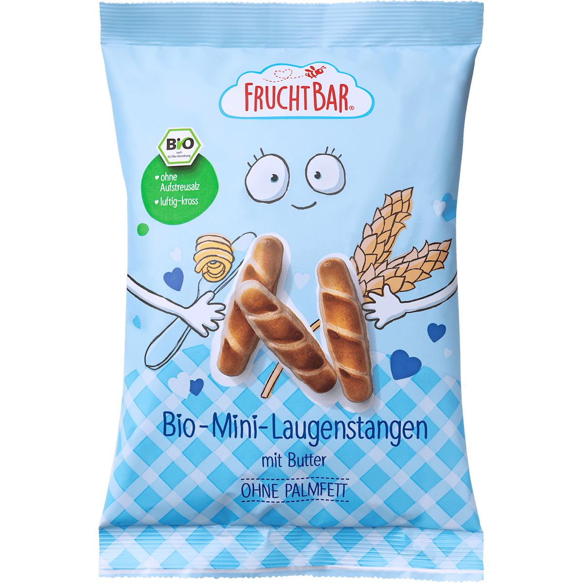 Bio Fruchtbar Mini-Laugenstangen mit Butter 90g