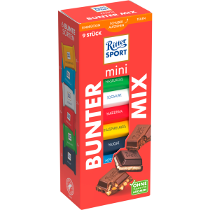 Ritter Sport Mini bunter Mix Turm 150g