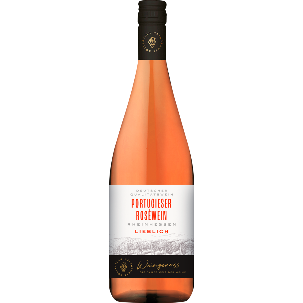 Wein-Genuss Portugieser Rosewein Rheinhessen lieblich QbA 1l