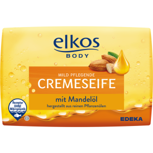 EDEKA elkos Cremeseife Mandelöl 150g