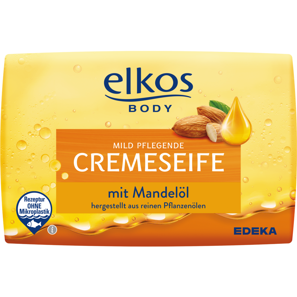 EDEKA elkos Cremeseife Mandelöl 150g