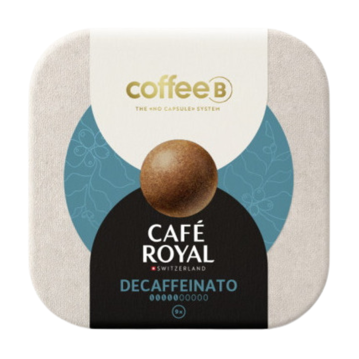 CoffeeB Cafe Royal Decaffeinato 9ST 51g