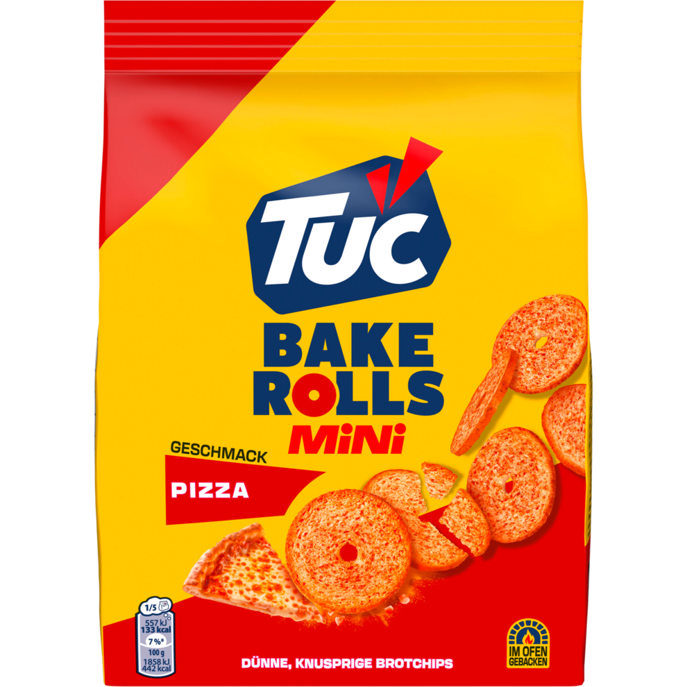 Tuc Mini Bake Rolls Pizza 150g