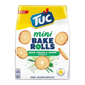 Tuc Mini Bake Rolls Sour Creme&Onion 150g