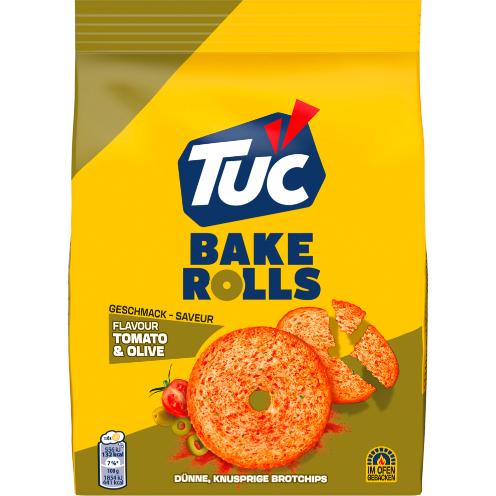 Tuc Brotchips Tomate-Olive 150g