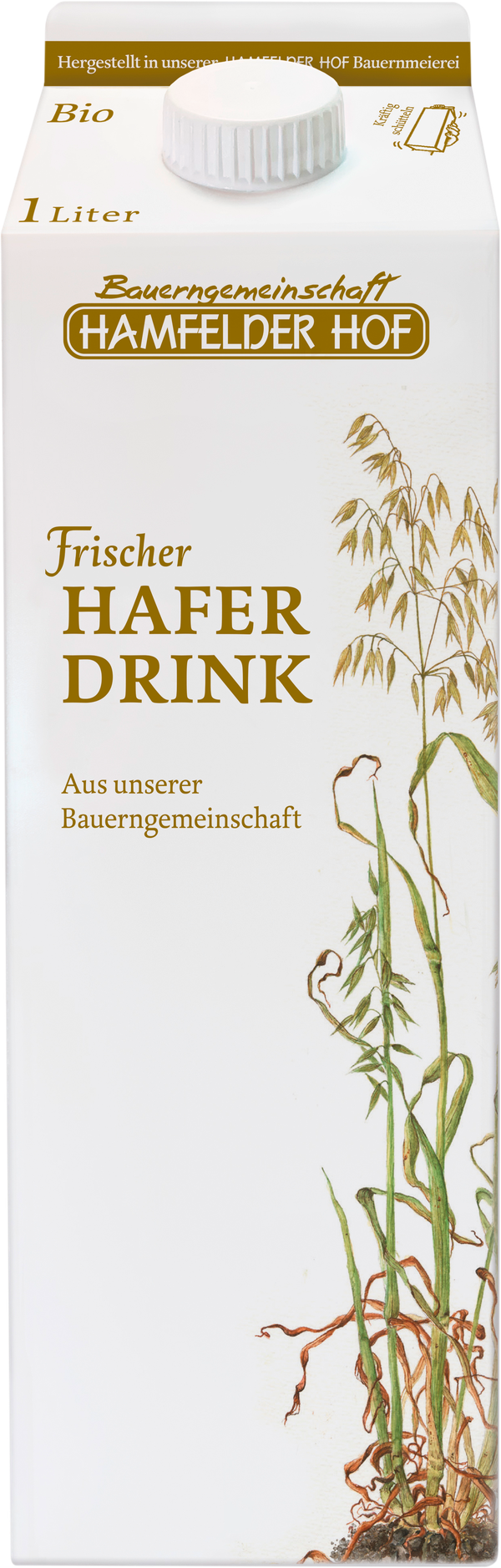 Bio Hamfelder Hof Frischer Haferdrink 1l