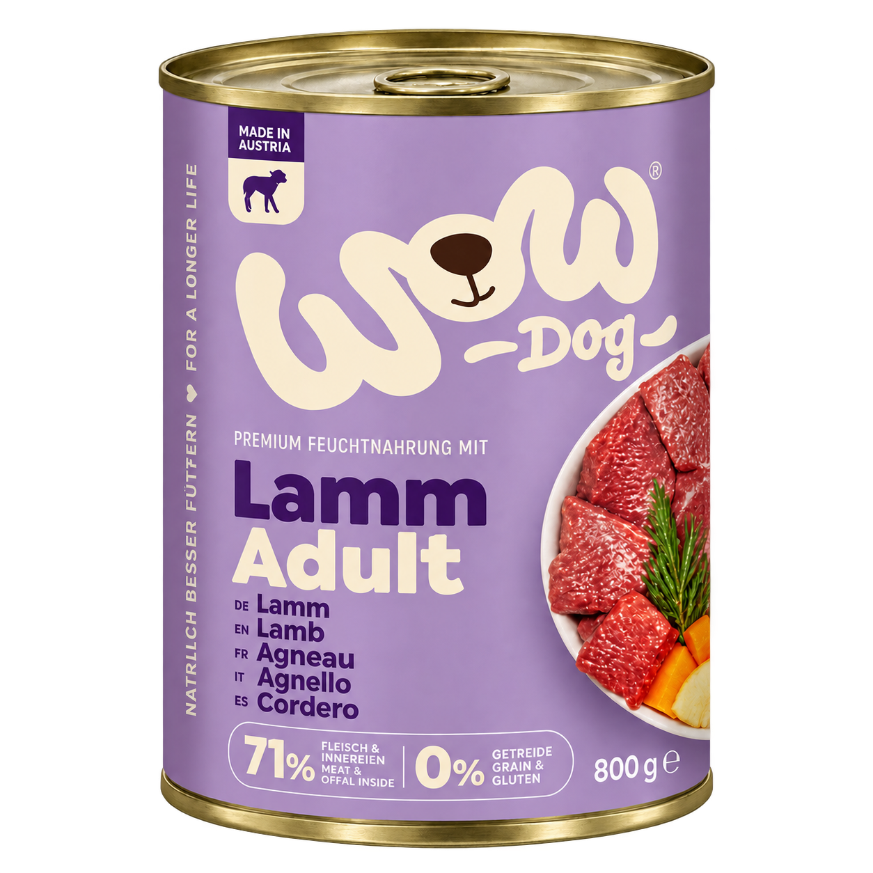 WOW Adult Lamm 800g