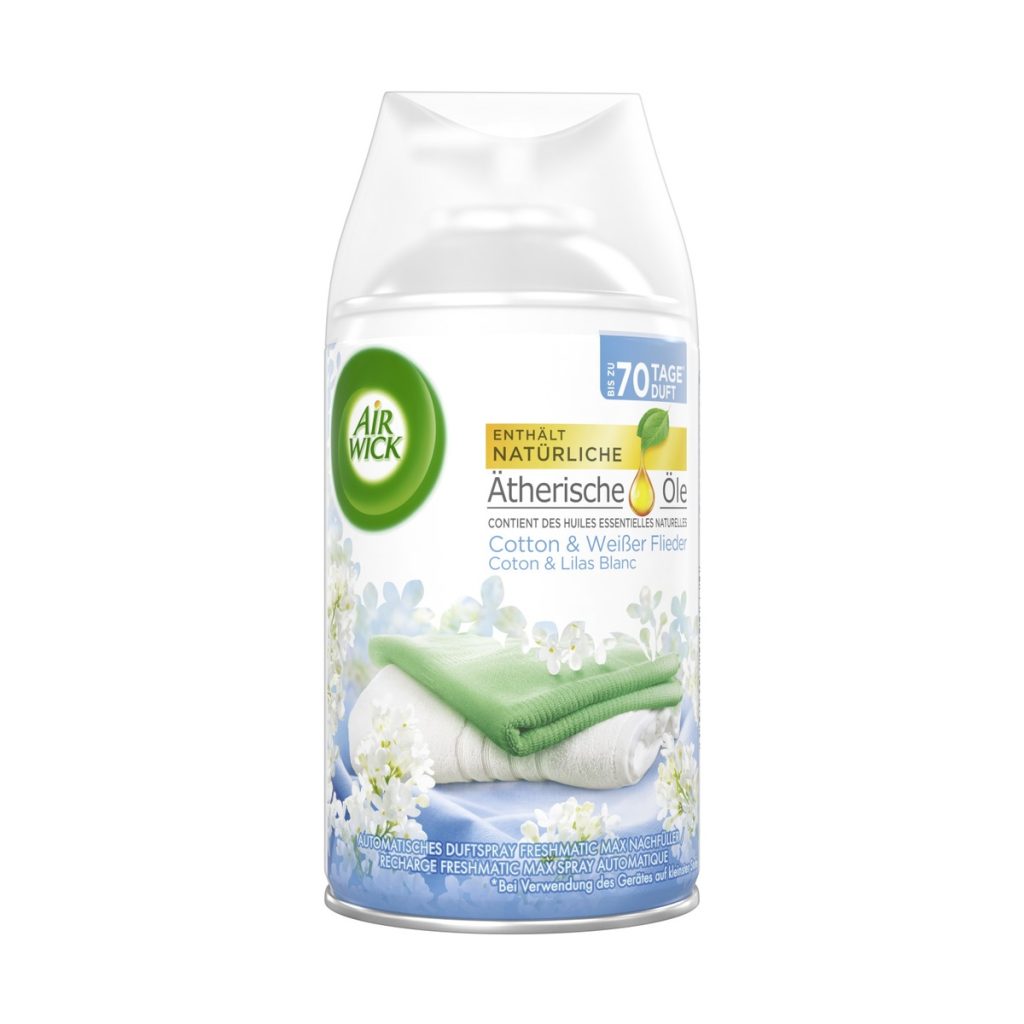 Airwick Freshmatic Max Cotton&Weißer Flieder Nachfüller 250ml