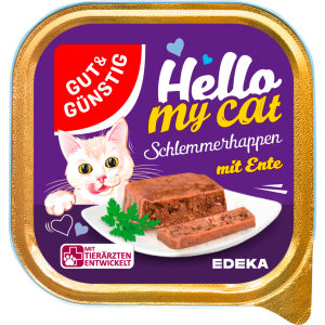 GUT&GÜNSTIG Schlemmerhappen mit Ente 100g