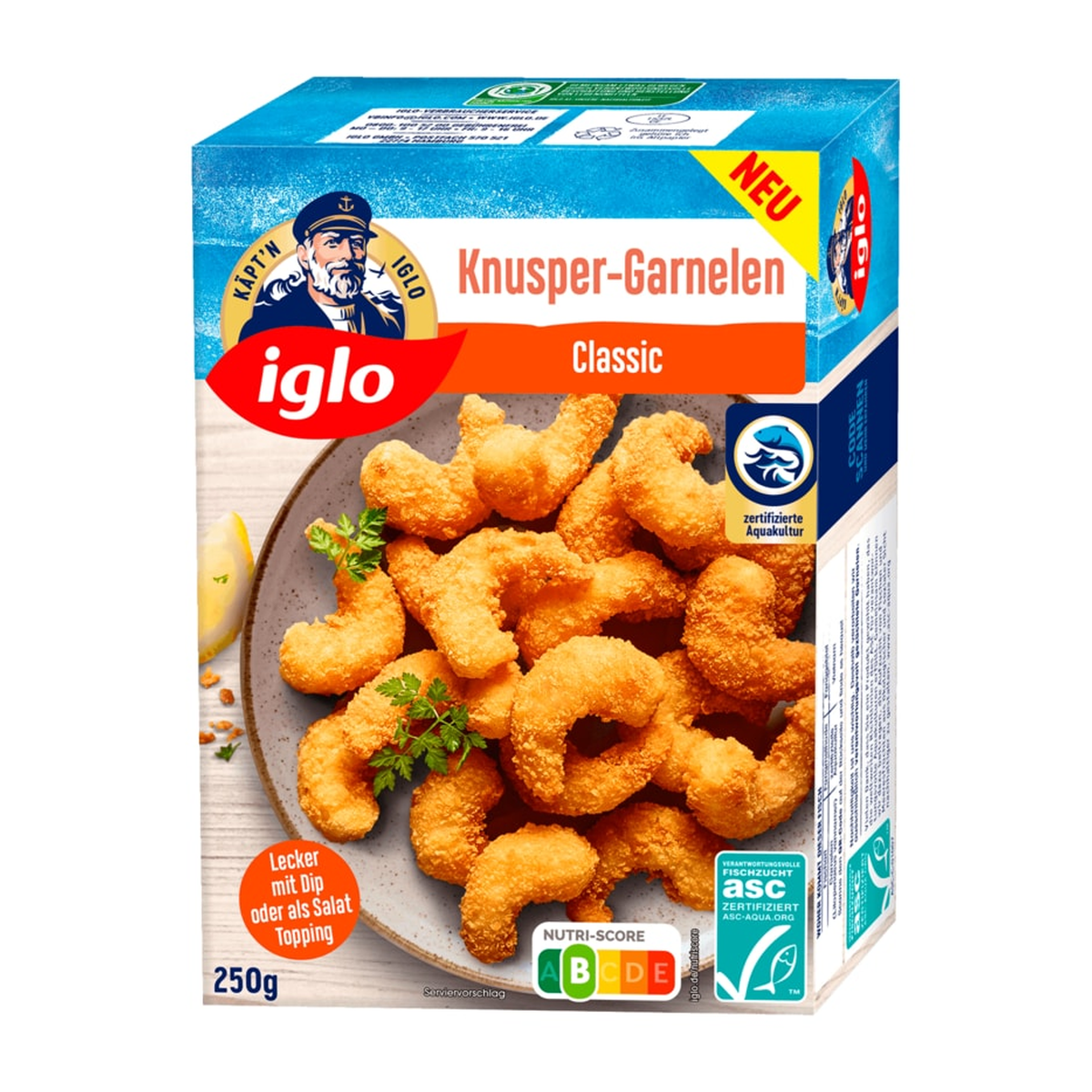 ASC Iglo Knusper-Garnelen 250g