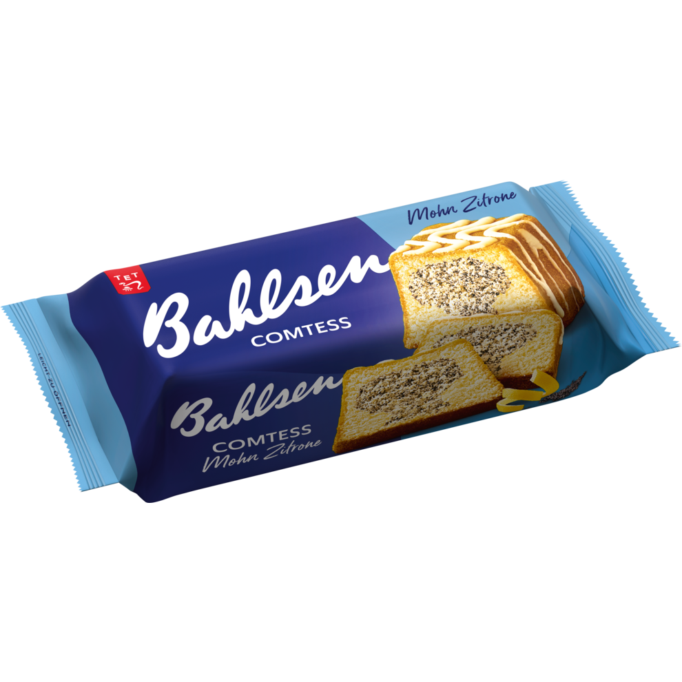 Bahlsen Comtess Zitrone Mohn 350g