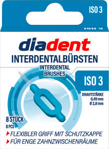Diadent Interdentalbürsten ISO3 blau 8ST