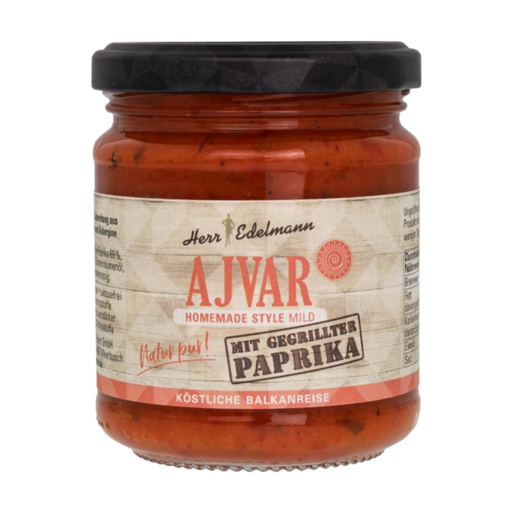 Herr Edelmann Ajvar mild 195g