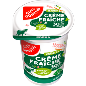 GUT&GÜNSTIG Creme Fraiche Kräuter 200g VLOG