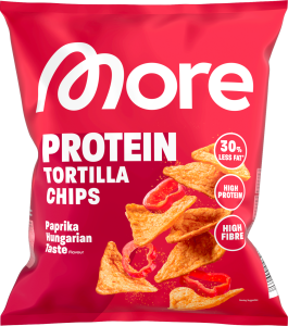 More Nutrition Protein Tortilla Chips Paprika ungarisch 50g