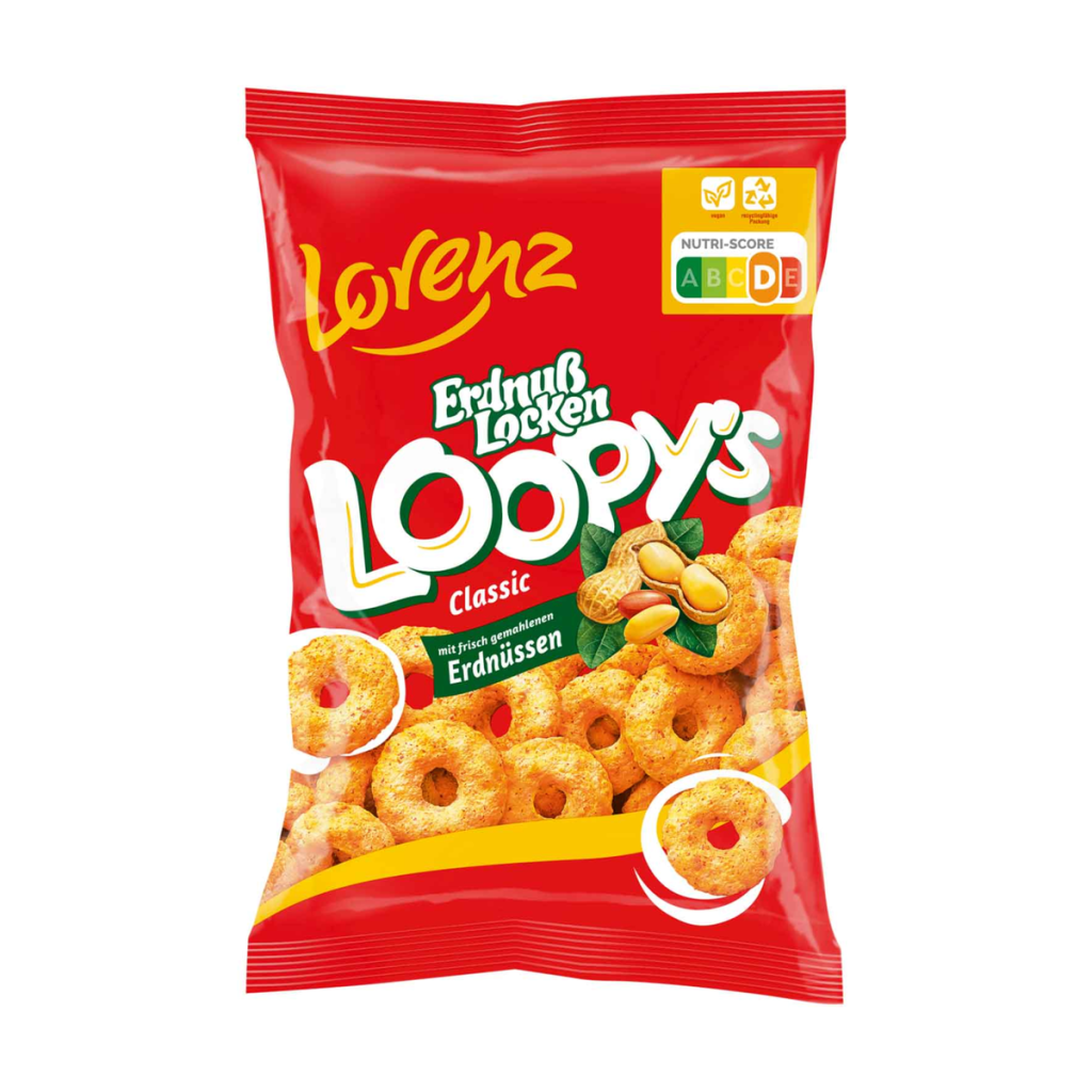 Erdnußlocken Loopy's 130g