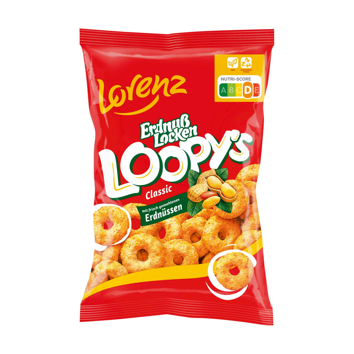 Erdnußlocken Loopy's 130g