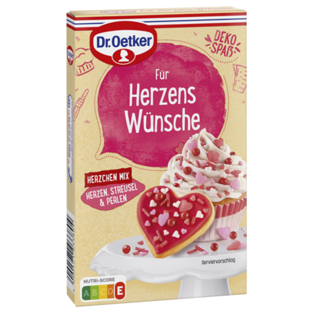 Dr.Oetker Für Herzens Wünsche Herzchen Mix 60g