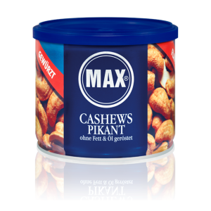 MAX Cashew pikant gewürzt 225g