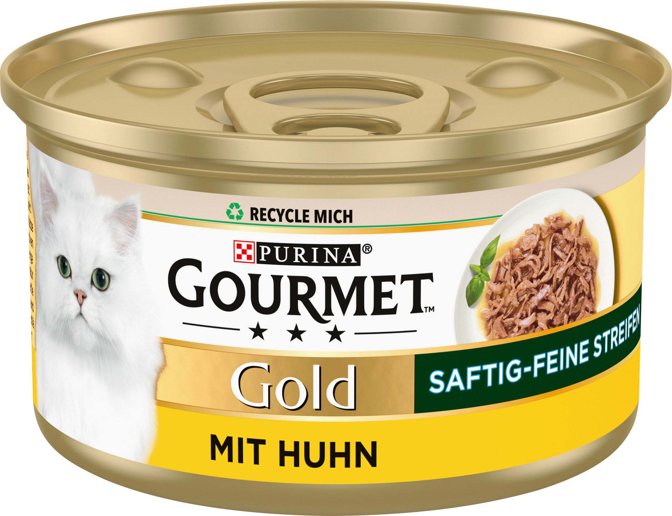Gourmet Gold saftig-feine Streifen mit Huhn 85g