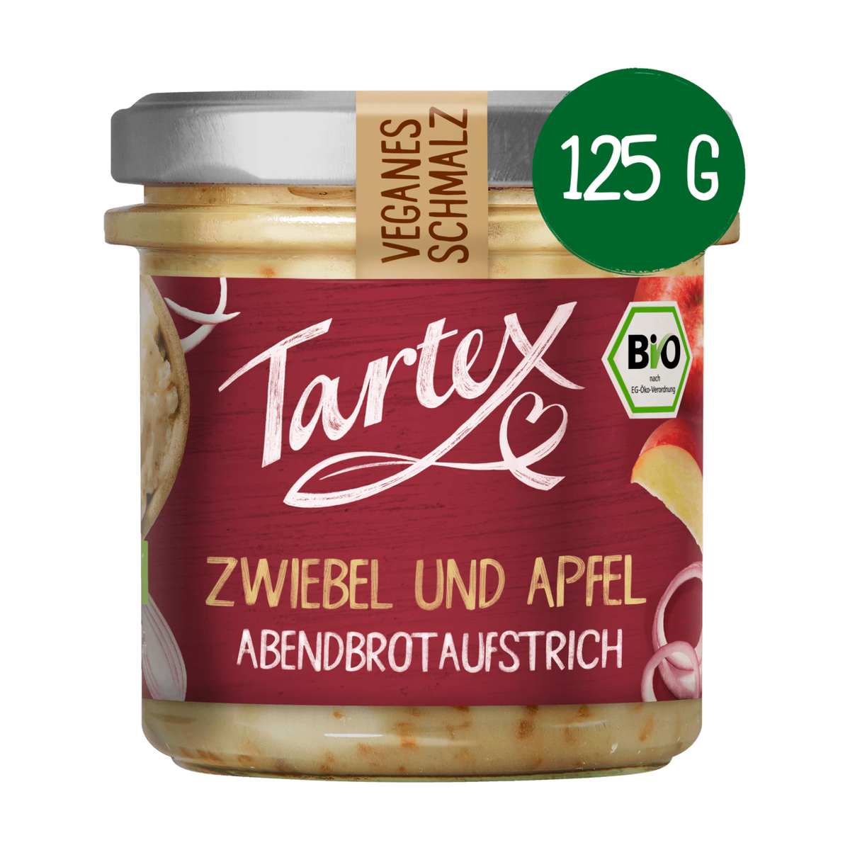 Bio Tartex Veganes Schmalz Zwiebel und Apfel 125g