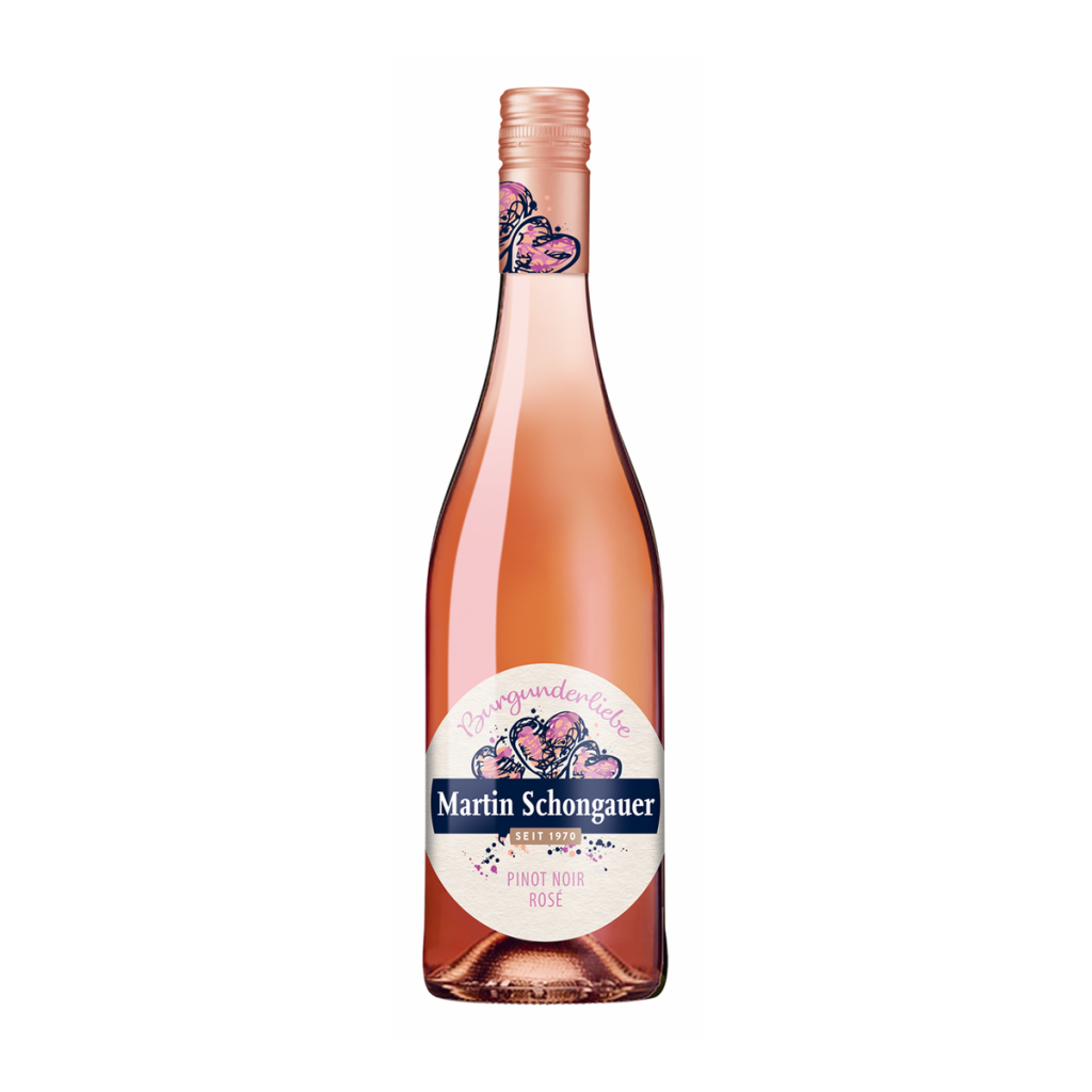Martin Schongauer Burgunderliebe Pinot Noir Rose halbtrocken 0,75l
