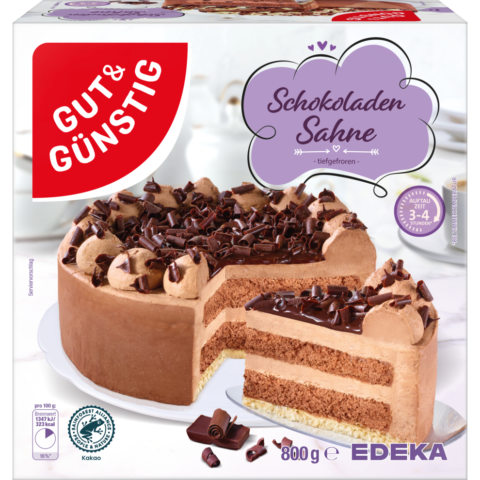 GUT&GÜNSTIG Schoko-Sahne Torte 800g