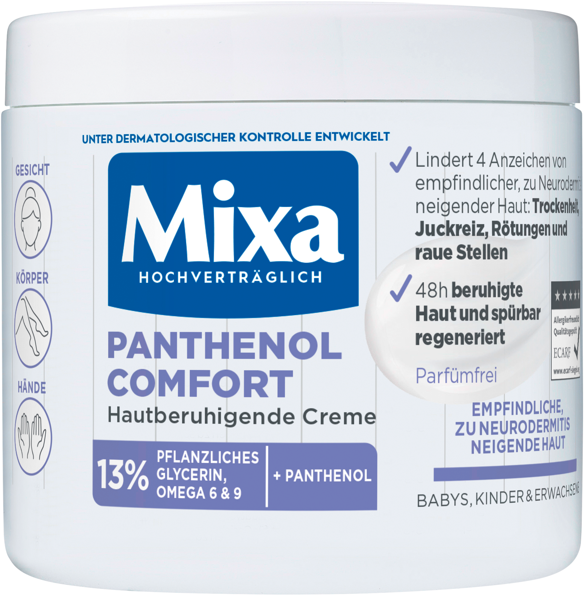 Mixa Bodylotion Panthenol Comfort 400ml