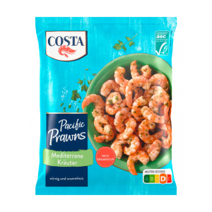 ASC Costa Pacific Prawns Mediterrane Kräuter 275g