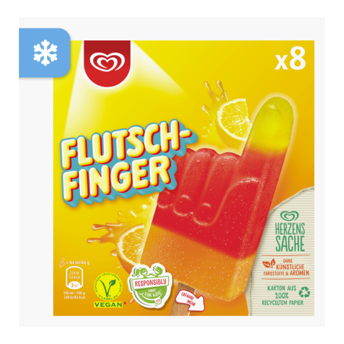 Langnese Flutschfinger 8ST 512ml