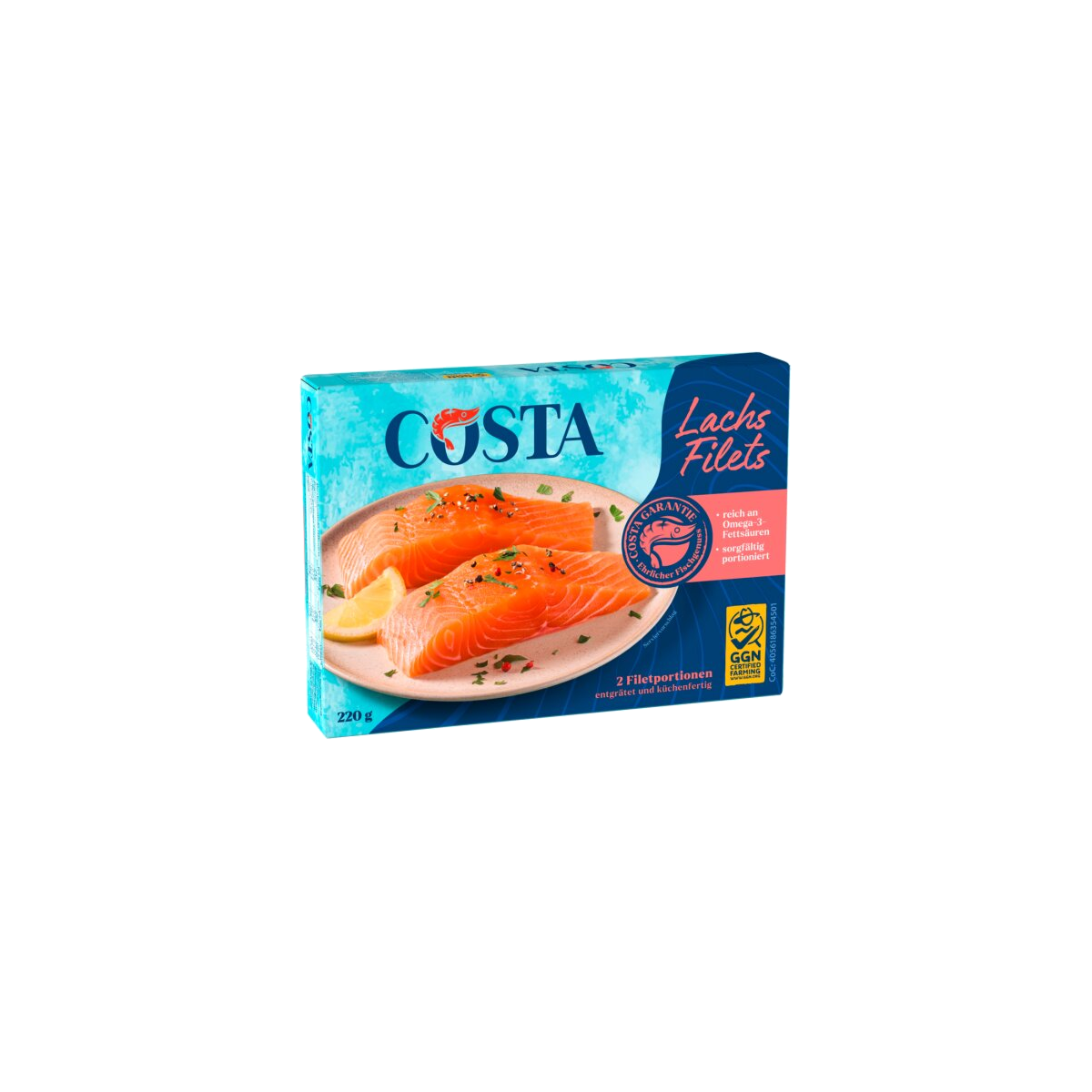 Costa Lachsfilets 220g