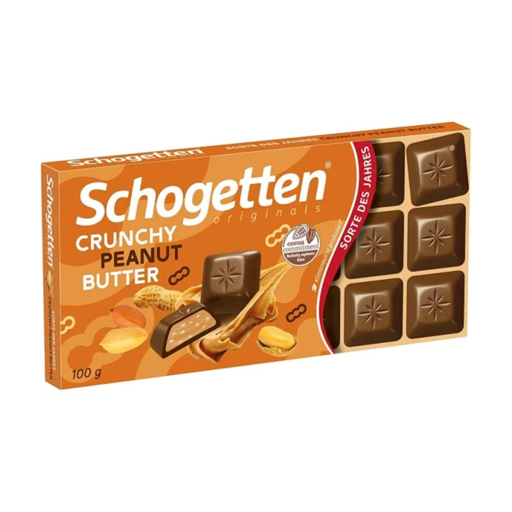 Schogetten Хрустящий арахис сливочное масло 100g