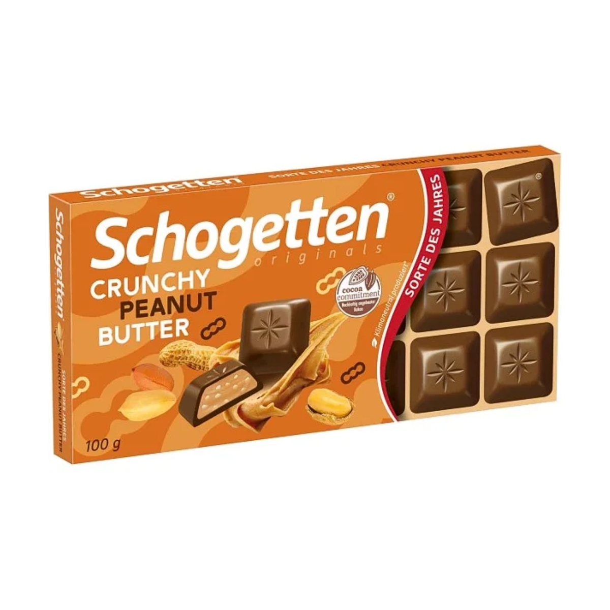 Schogetten Хрустящий арахис сливочное масло 100g